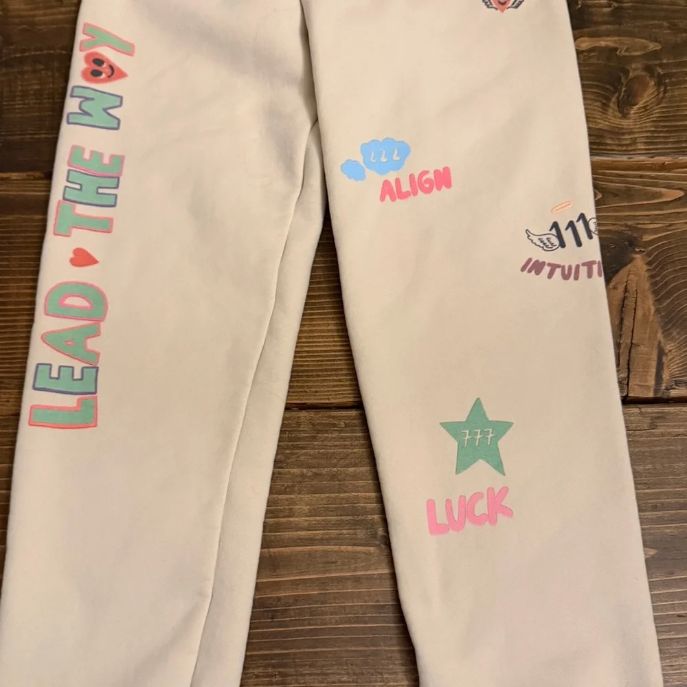 Mayfair Group Angels All Around You Sweatpants Sweatshirt Matching Set S M - Picture 7 of 10